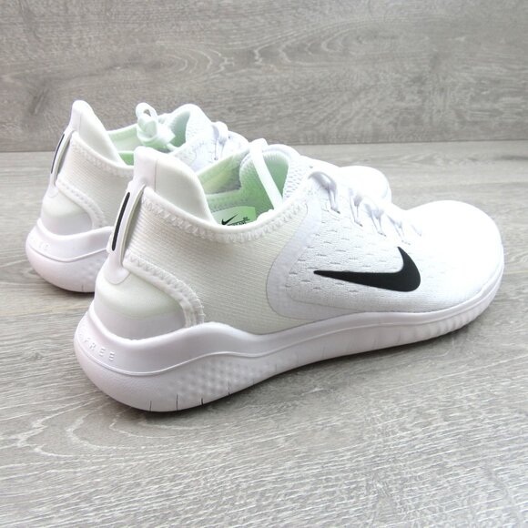 Nike Free RN 2018 Women's Running Shoes Size 8 White NEW - Picture 8 of 14